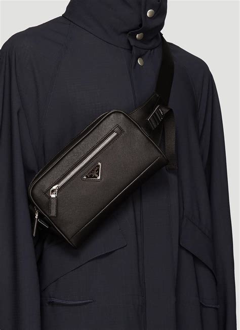 prada men leather bag